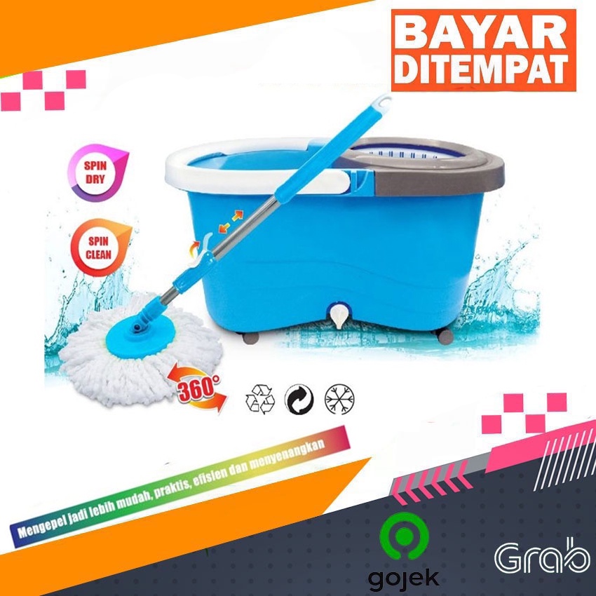 MAGIC MOP ALAT PEL LANTAI SUPER MOP PRAKTIS TANPA PERAS Magic mop Q2 623/Pel Lantai/Pel Serbaguna