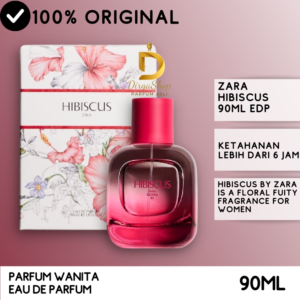 Parfum Zara Hibiscus For Women EDP Original