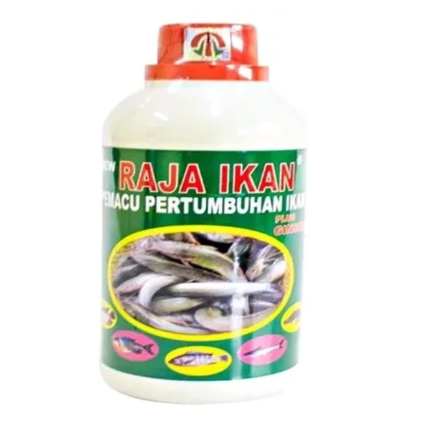 Raja Ikan 250 ml Vitamin Pertumbuhan Obat Ikan Mas Nila Patin Lele dll