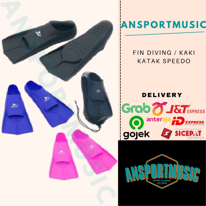 Diving Fin Fin Diving Speedo / Kaki Katak Renang Snorkling Speedo Anak Dewasa