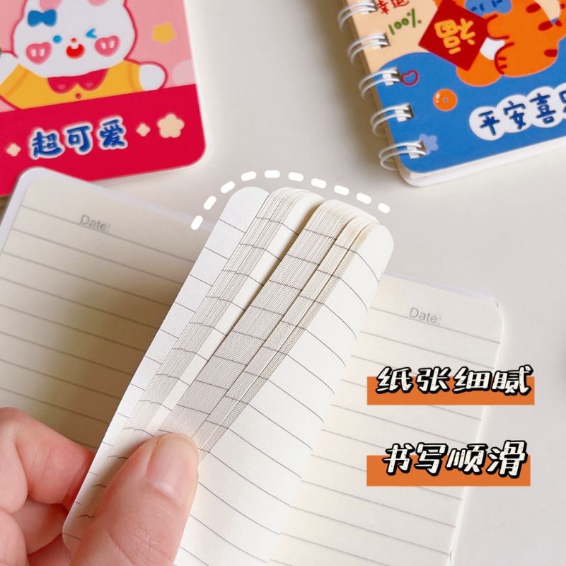 MJ88 NOTE BOOK RING MINI/BUKU NOTES KECIL AESTHETIC/BUKU TULIS RING SUPER MURAH