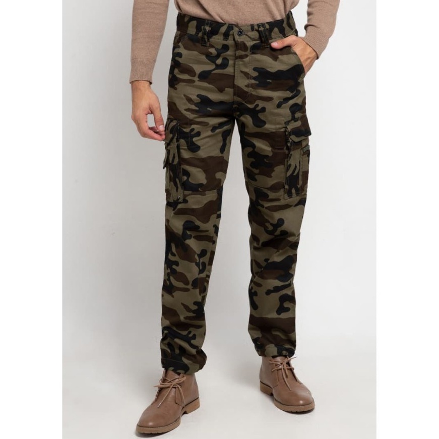 CELANA PANJANG OUTDOOR CARGO MGEE KAPPA C002 - CELANA ARMY