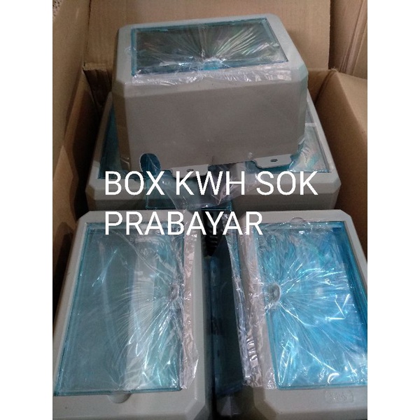 box kwh kotak penutup meteran pln prabayar