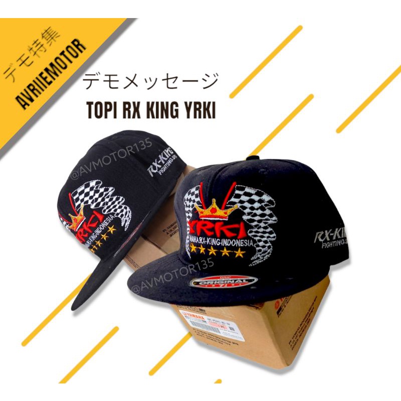 Topi rx king topi yrki snapback rx king full bordir premium