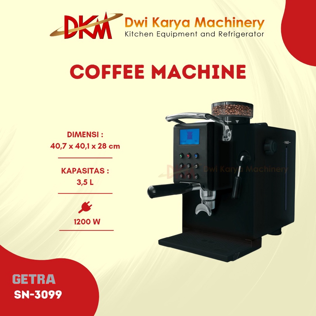 GETRA Coffee Machine SN-3099/ Mesin Kopi Getra SN-3099