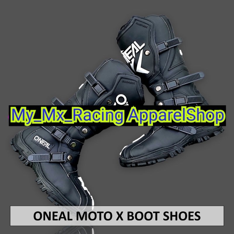 Sepatu MX Boots Oneal - Sepatu Trail - Sepatu Motocross - Sepatu Enduro - Sepatu Adventure - 001 terlaris