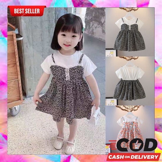 Gaun Pesta Anak Perempuan Fashion Import Baju Imlek 1-7 Tahun [Princess Kesli] 1-7Tahun Dress Bayi P