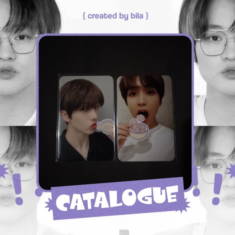 PC ONLY JISUNG HAECHAN PHOTOCARD HOLDER CAHOL SANRIO