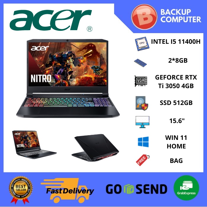 ACER NITRO AN515-57-5534 i5-11400H