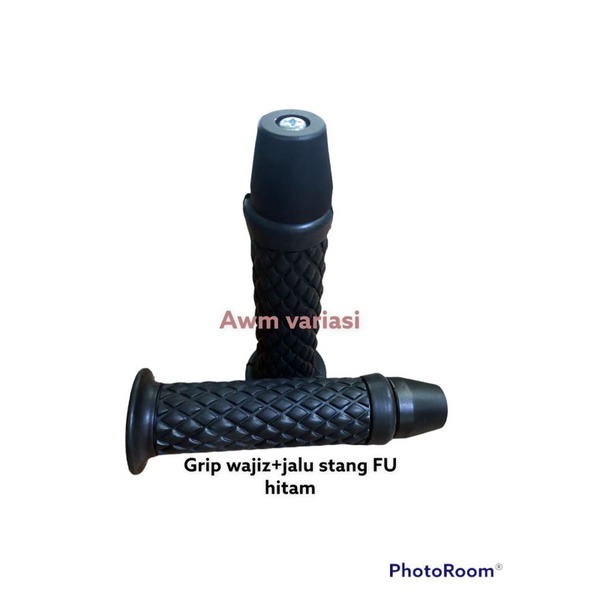 PROMO HANDGRIP SARUNG GAS KAZE SET JALU STANG MODEL PCX HITAM KIRI KANAN HARGA SEPASANG MURAH UNIVERSAL