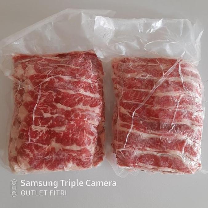 

1KG US SHORTPLATE - FULL BEEF SLICE SHORTPLATE MURNI USA RTR6464RT