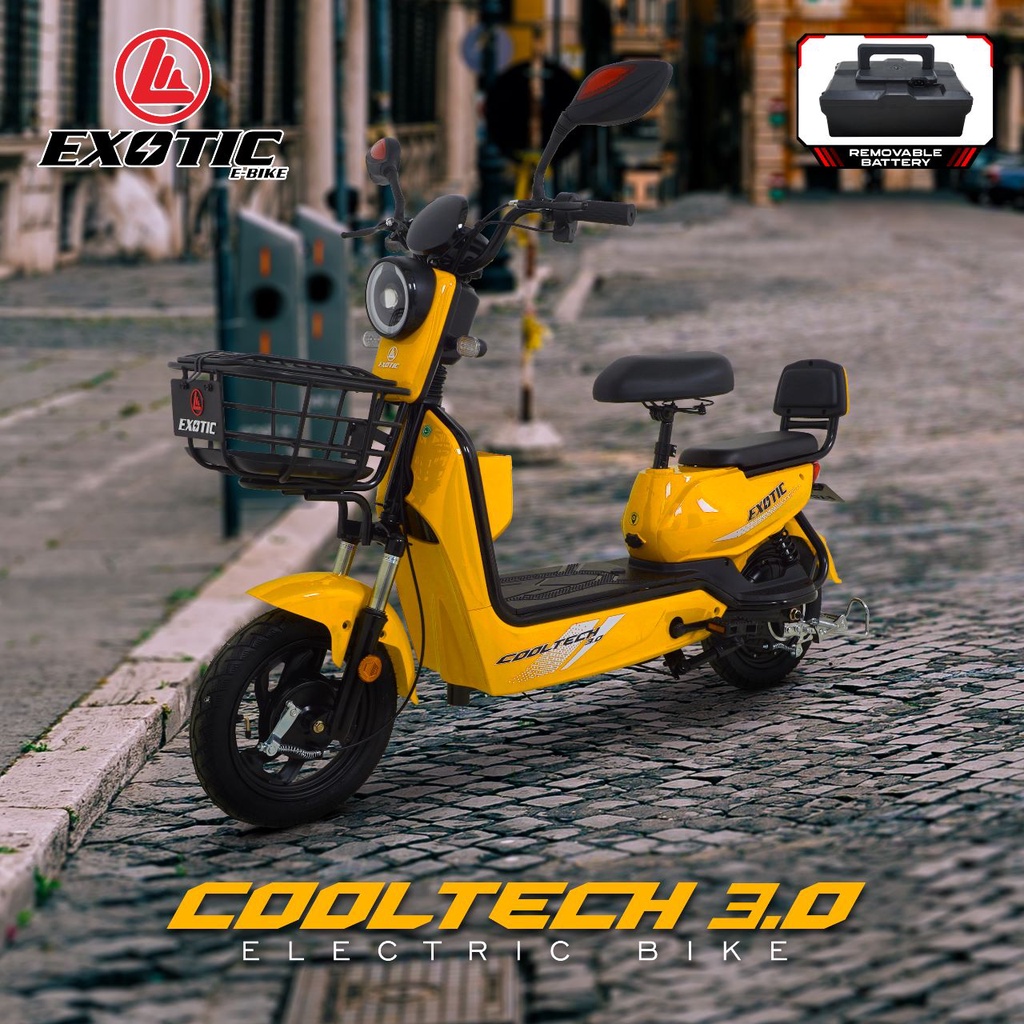 sepeda listrik e bike exotic cooltech 3.0