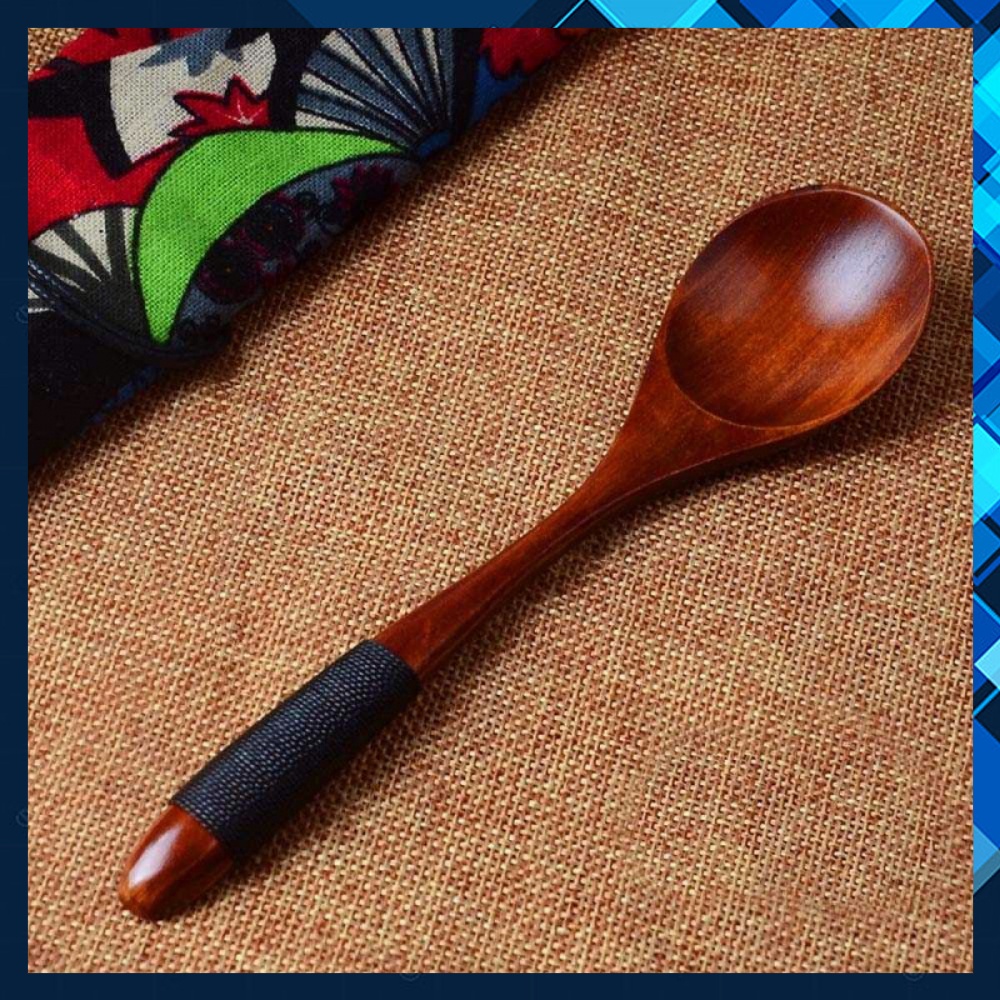 Sendok Makan Centong Sayur Bahan Kayu Wooden Spoon -KN321