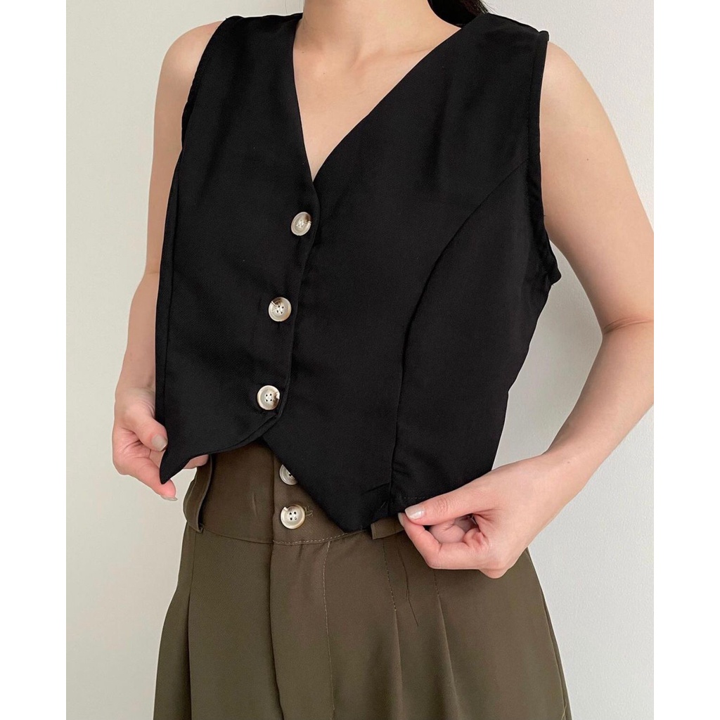 POTTIE - Ashley Top - Crop Vest Top Wanita