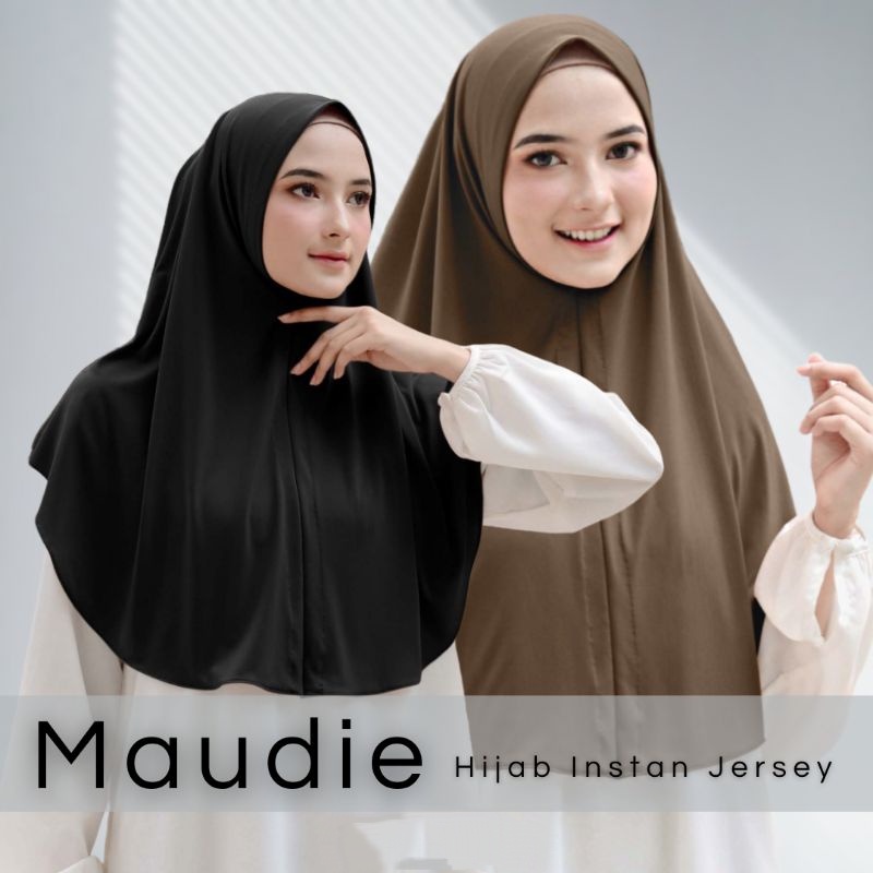 Jilbab MAUDIE Bergo Hamidah NON PED Daily Instan Jersey