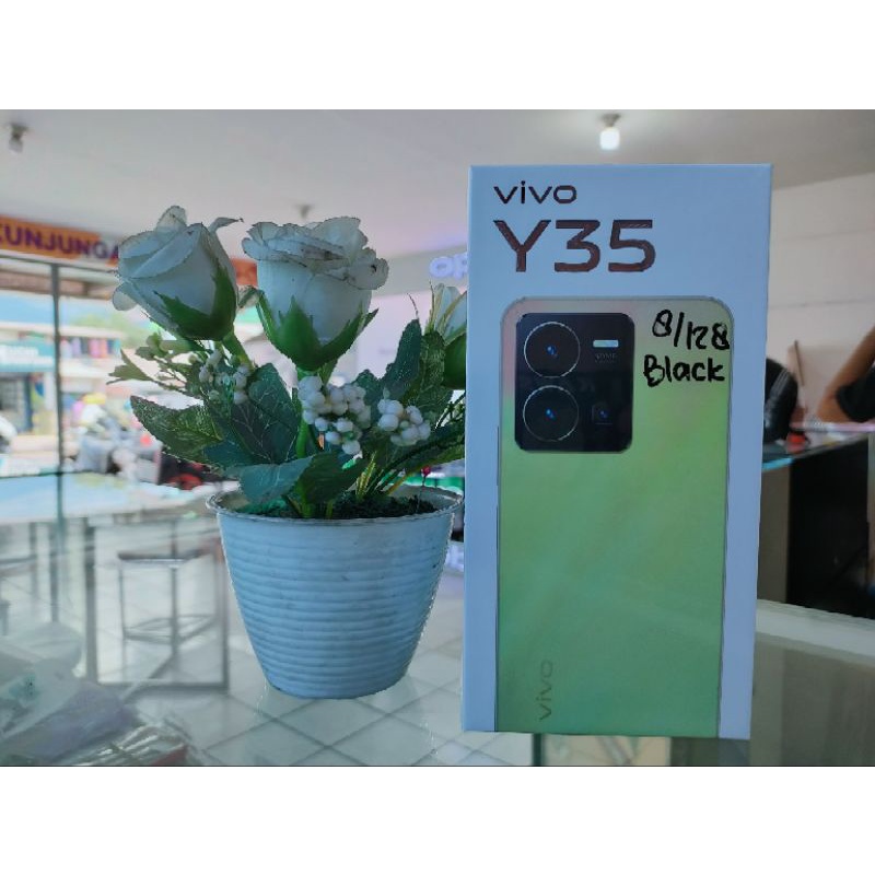 VIVO Y35 [8/128GB + 8Gb Extended Ram , 44W Fash Charge + 5000Mah ,Splash Waterproof ,Triple Camera 5