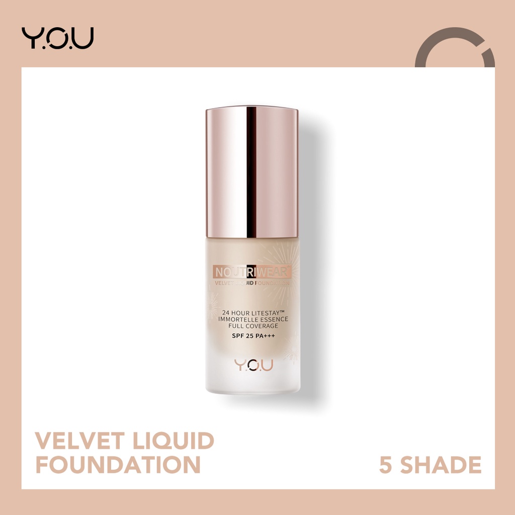 YOU NoutriWear+ Velvet Liquid Foundation [SPF 25&amp; PA+++]