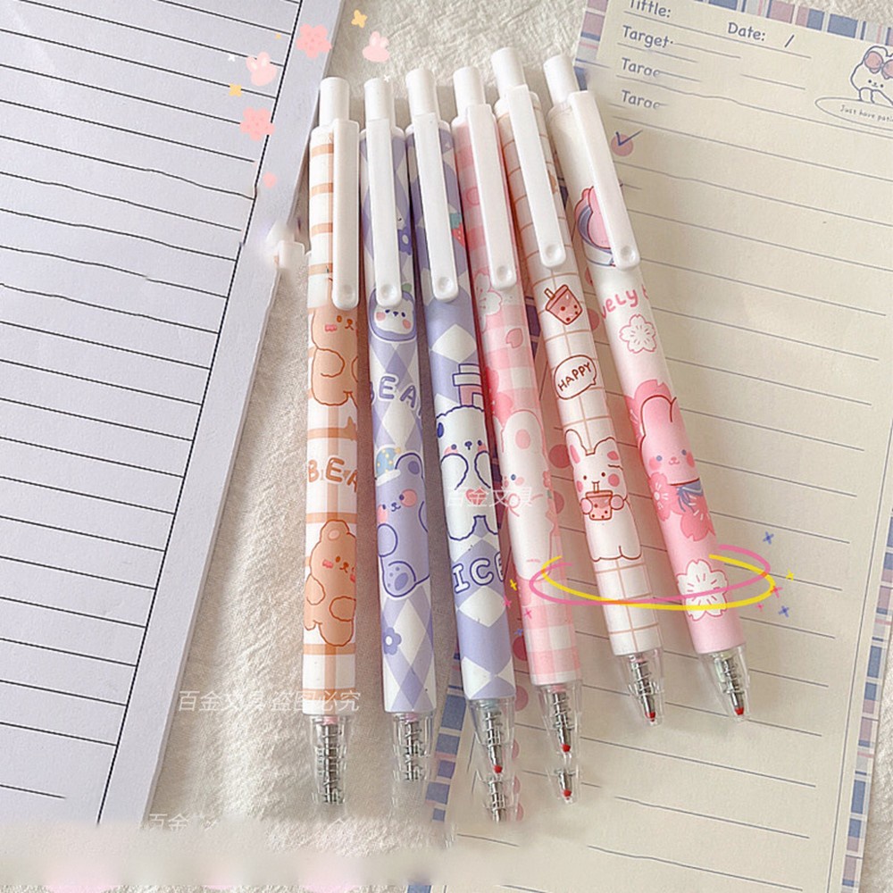 

Pena Lem Pulpen Mekanik Ballpoint Motif Kartun / Pulpen Lem Stik Cepat Kering Warna Permen DIY Stationery Pelajar Stockami A41