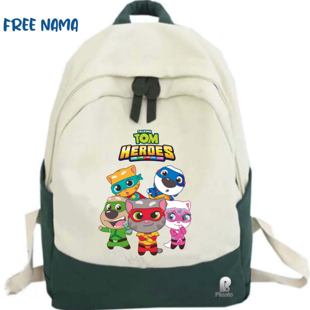 TAS RANSEL ANAK BACKPACK ANAK SEKOLAH MOTIF TALKING TOM HEROES