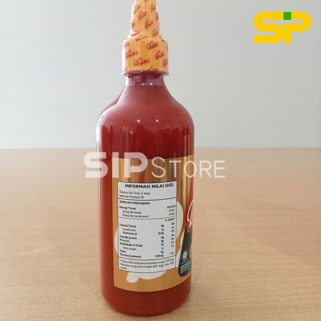 Saos Cabe DUA BELIBIS 535 ml / Saus Sambal / Saus Cabe DUA BELIBIS Botol 535 ml