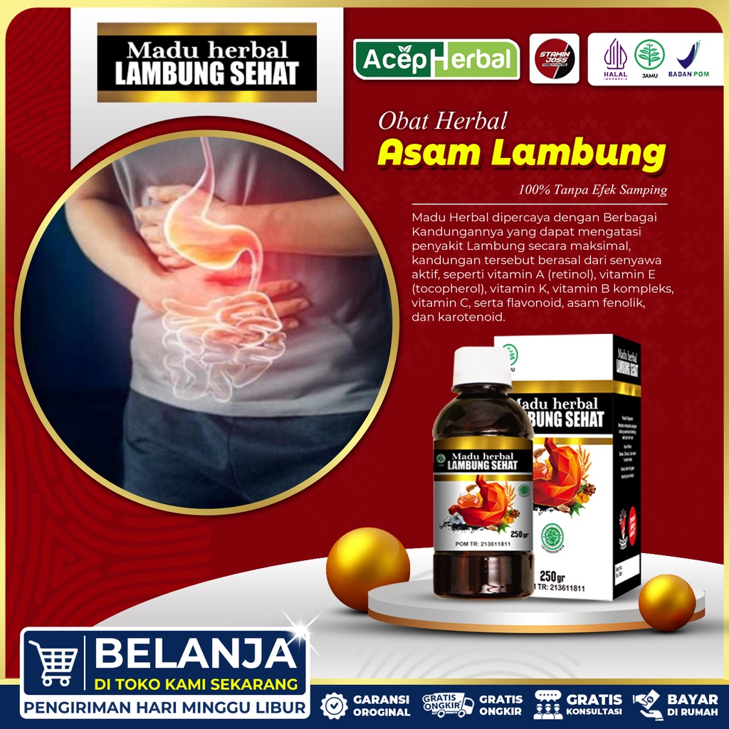 Jual Obat Asam Lambung Herbal Obat Asam Lambung Kronis Dan Gerd Obat ...