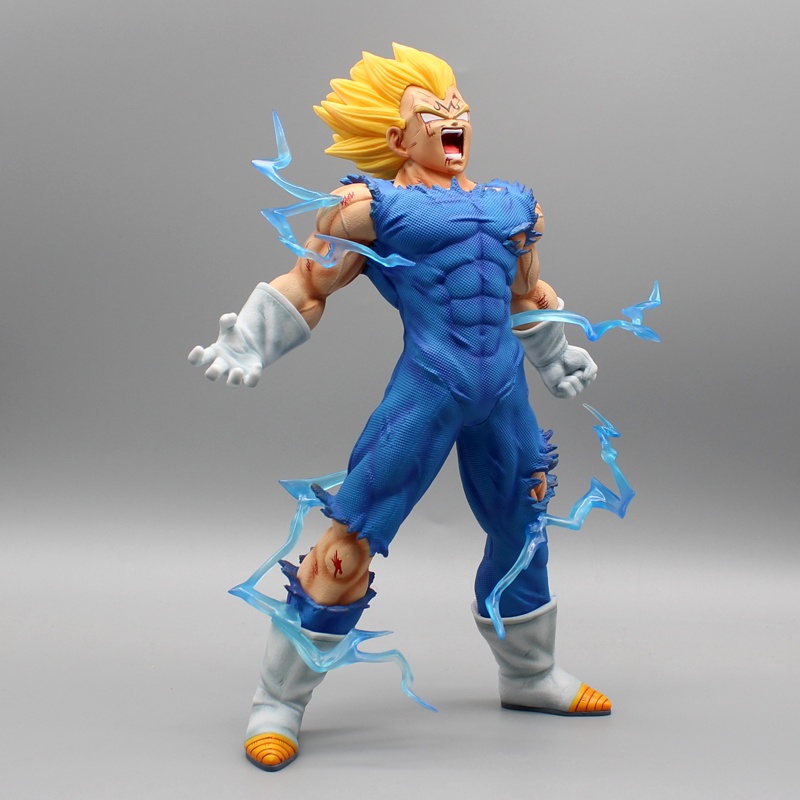 Mainan Action Figure Model Anime Dragon Ball Z Majin Vegeta Bahan PVC Ukuran 27cm