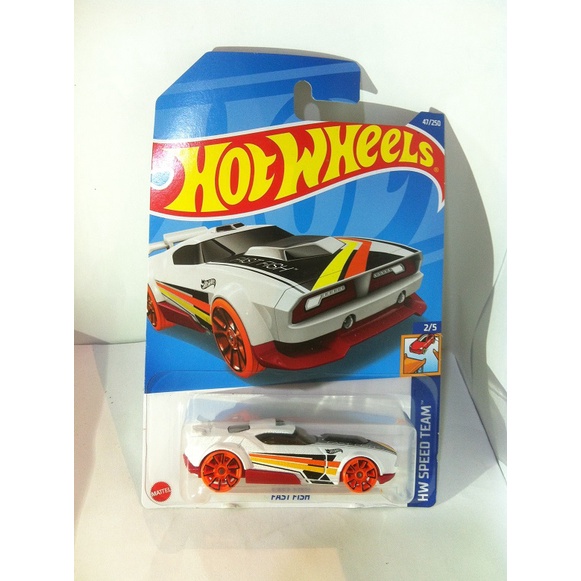 Hot Wheels. 2022 HW Speed Team Mini Collection - 2. Fast Fish. White by MATTEL 2022