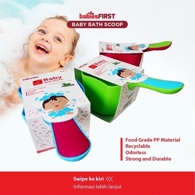 BabiesFIRST Baby Bath Scoop / Gayung Mandi Bayi / Gayung Mandi Lucu / Gayung Mini