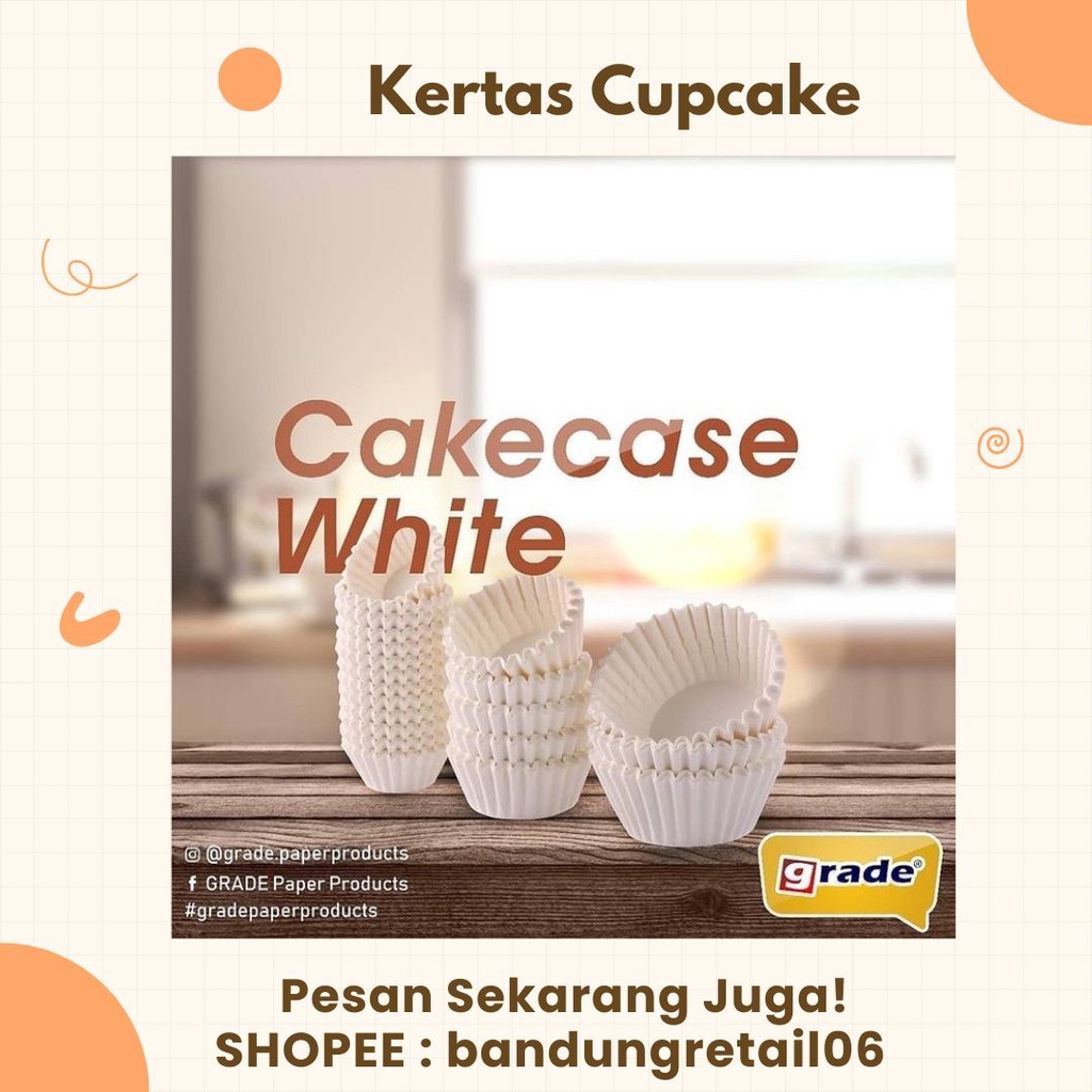 Kertas White Cup Cake Muffin / Paper Cup Cake Muffin
