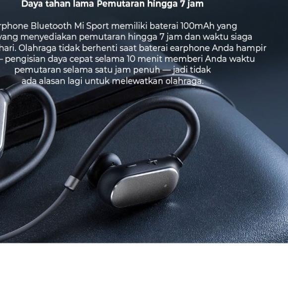 Xiaomi Mi Sport Earphone Wireles Bluetooth Headset - Putih