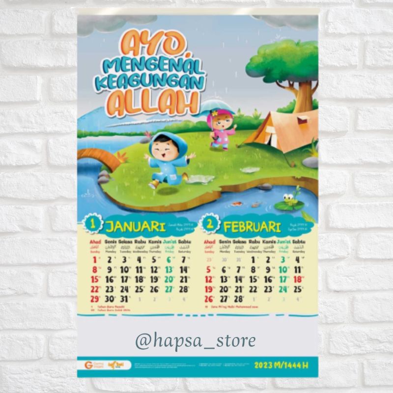 

Kalender Anak ( Muslim ) 2023 - Tim GIP