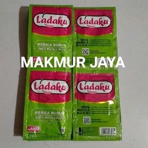 

Merica Bubuk Asli merk LADAKU 4gr (1 Pack Isi 12pcs)