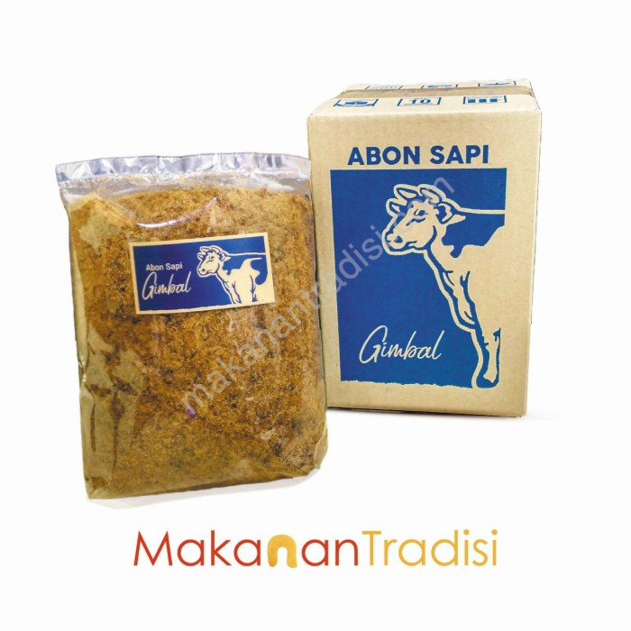 

Abon Sapi Gimbal Box 1 kg