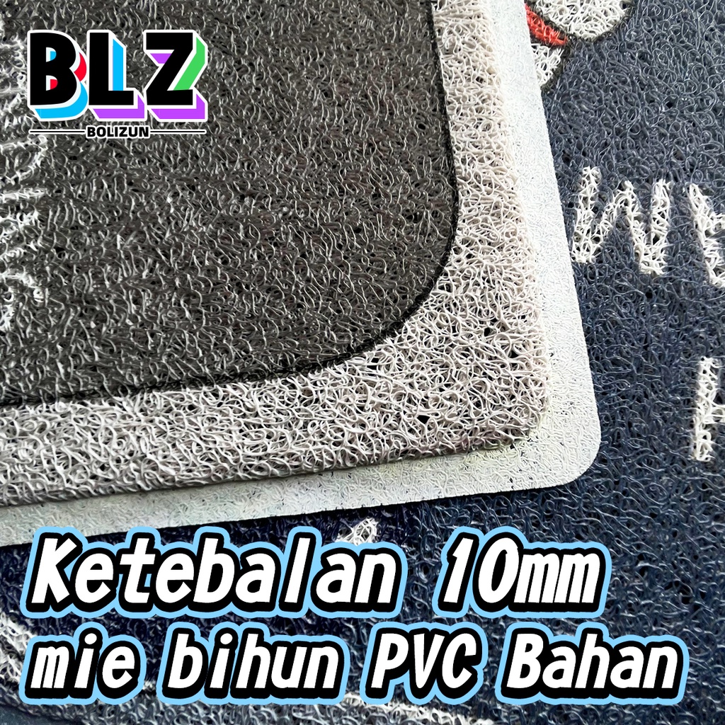 Bolizun Keset Cushion Motif Printing Cute PVC UK 40x60cm keset lantai mie bihun anti slip