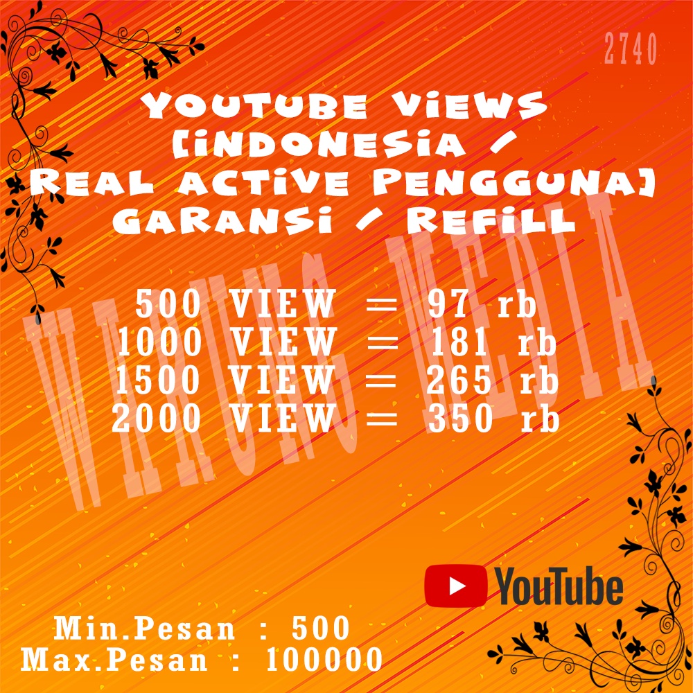 TERLARIS TERMURAH TERAMAN VIEWS YOUTUBE INDONESIA DAPAT DI MONETASI