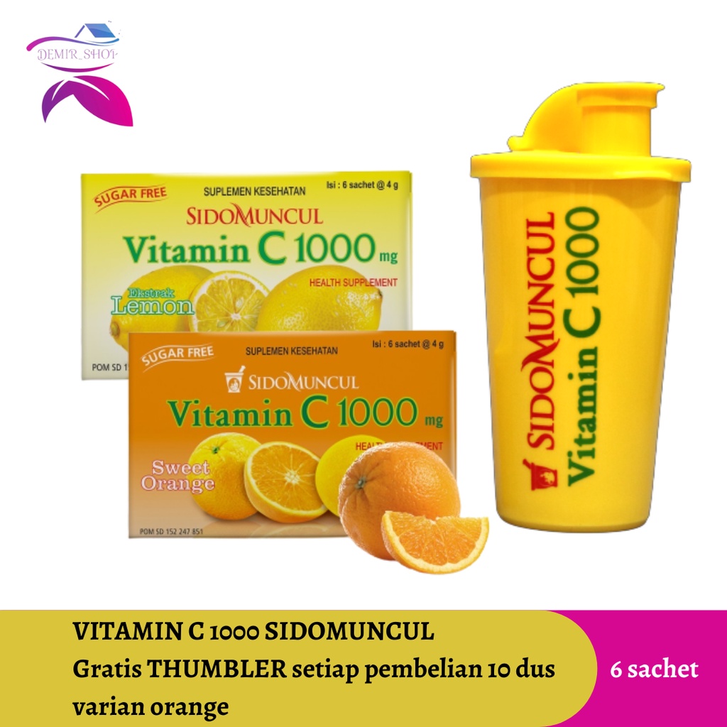 Vitamin C 1000 Sido Muncul / Untuk Menjaga Daya Tahan Tubuh