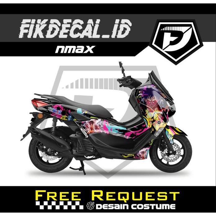 Decal stiker / sticker motor Nmax old / nmax 2022 terbaru FULL BODY