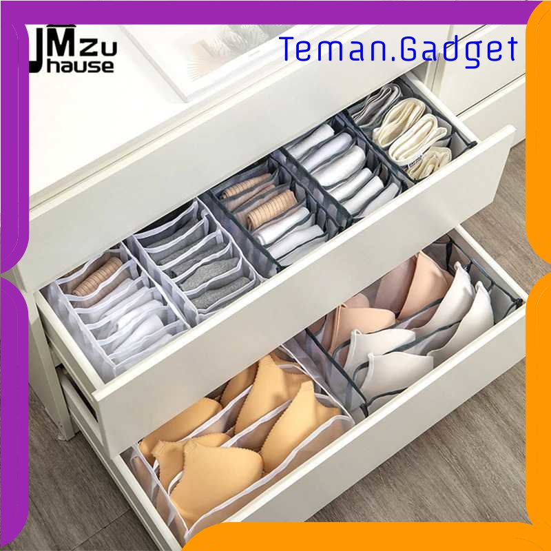 TG-TRV UMZuhause Kotak Sekat Pakaian Organizer Storage Bra Box 7 Grid - M1467