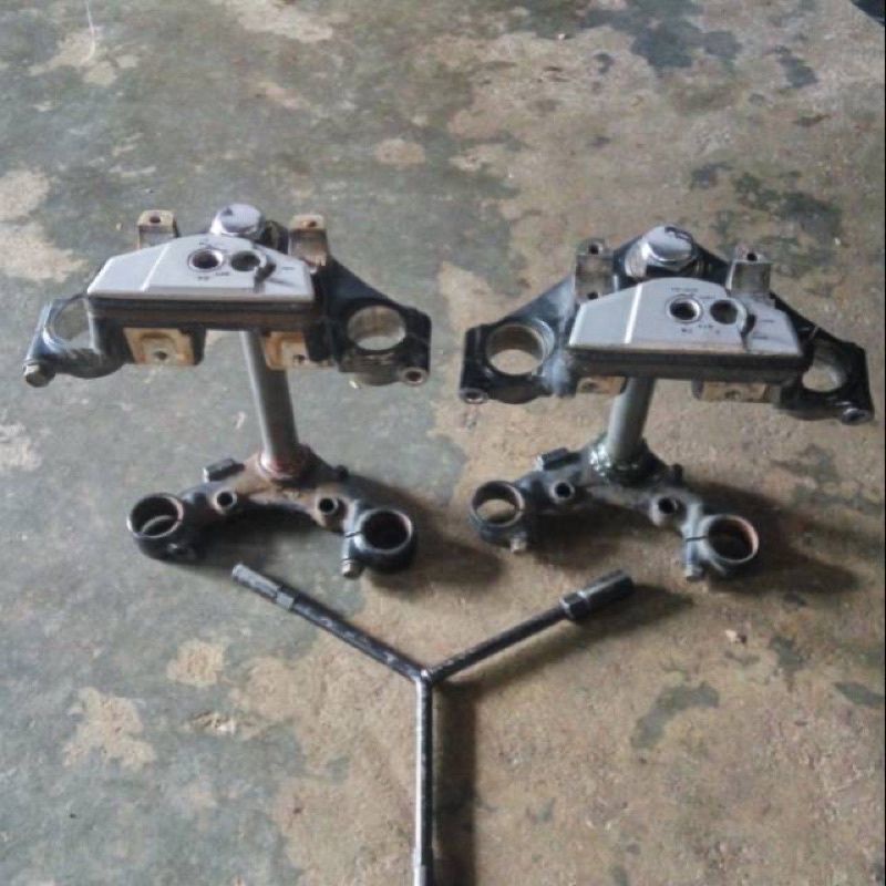 segitiga T atas bawah megapro primus dan tiger revo tirev ori copotan motor