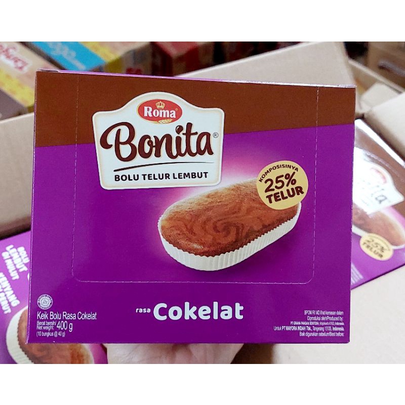 Roma Bonita Bolu Telur Lembut 400 gr