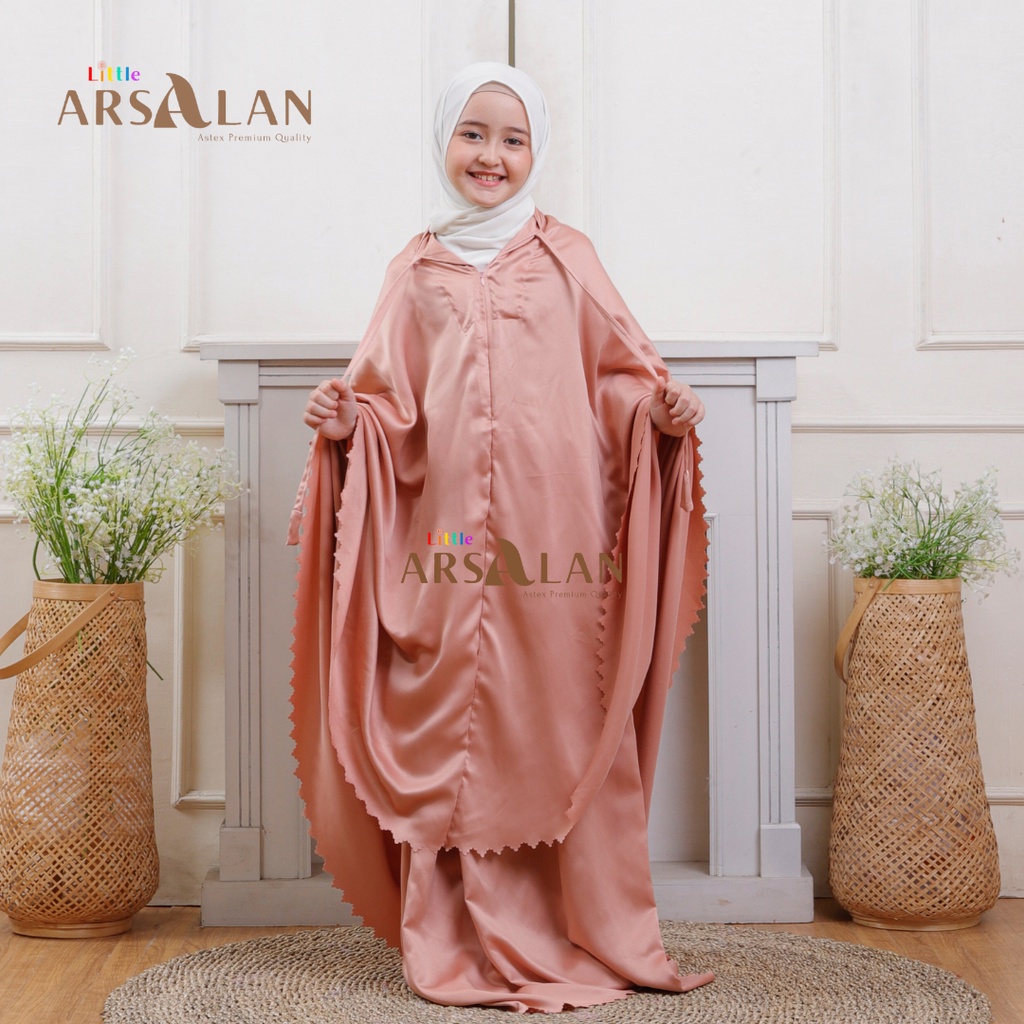 Mukena Couple Ibu dan Anak Lasercut Mewah Velvet Silk Premium 2in1 Jumbo | Mukena Arsalan