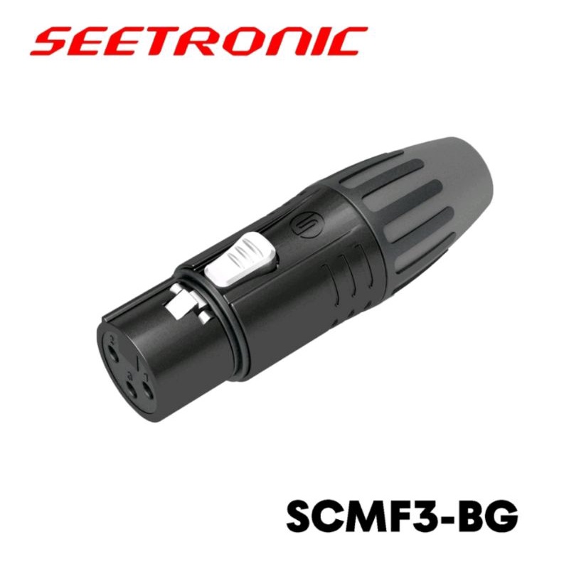 JACK XLR FEMALE SEETRONIC SCMF3-BG
