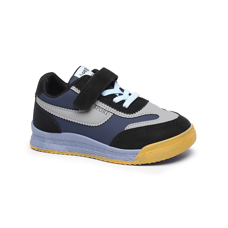 [GROSIR][COD] SEVEN_DAY SEPATU SNEAKERS ANAK-ANAK UNTUK USIA 3-9 TAHUN WM2307 NAVY