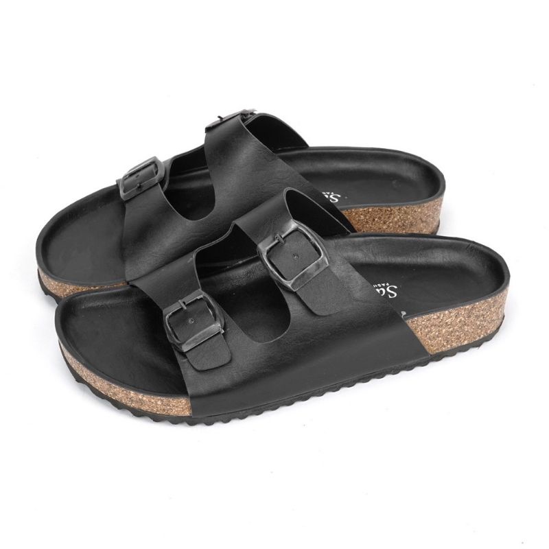 Sandal Wanita 2 Ban Simple Casual (PLM 02)