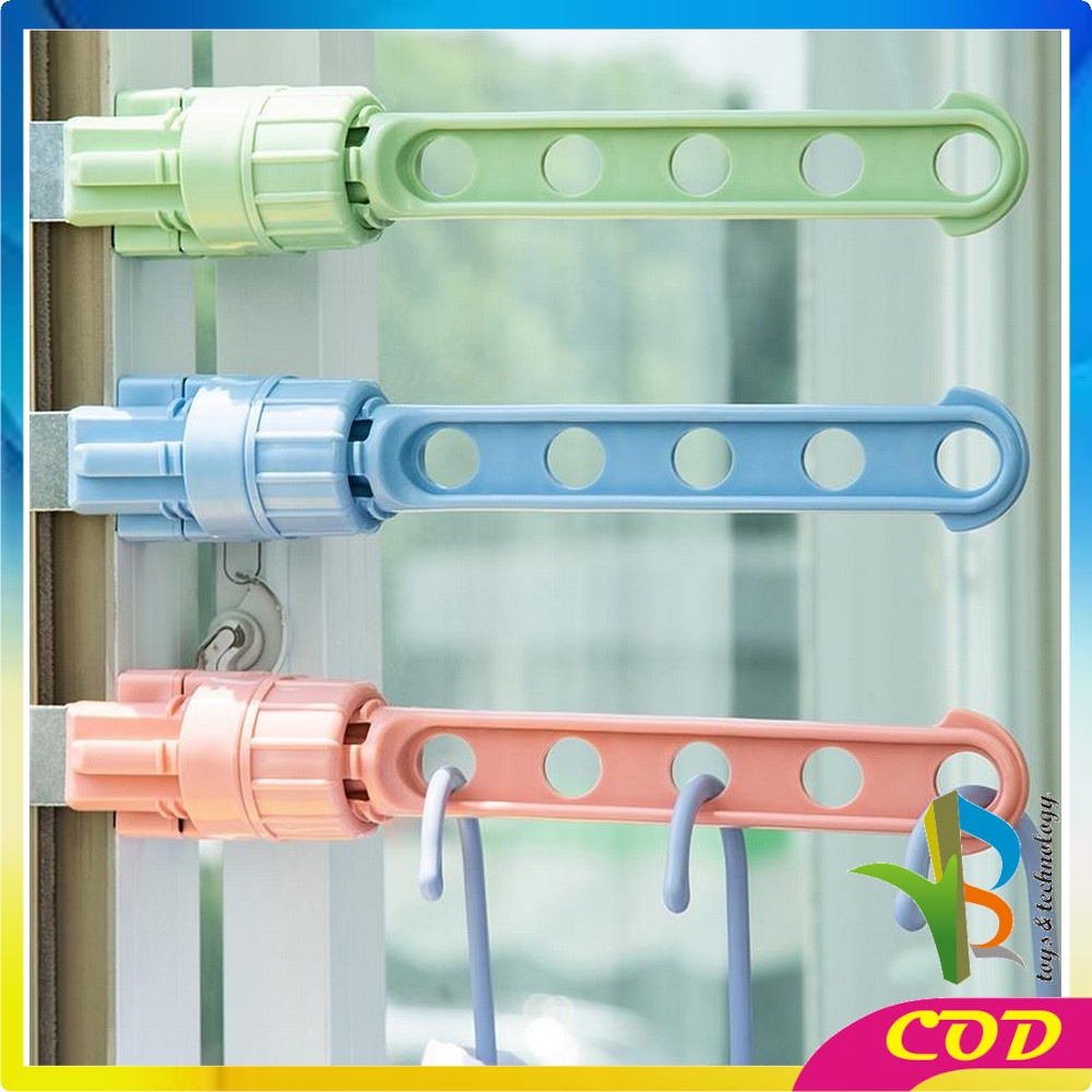 RB-C125 C126 C159 Magic Hanger Baju 9 Lubang / Hanger Pakaian 5in1 Gantungan Baju / Handuk Plastik