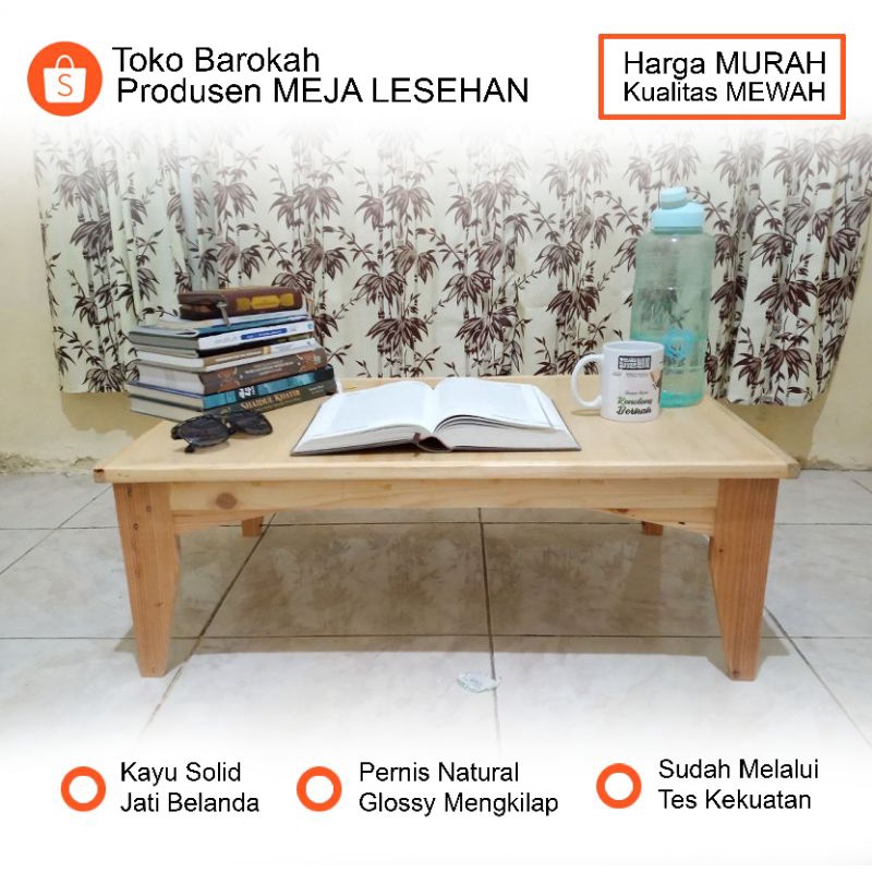 Jual Meja Lesehan - Meja Kerja - Meja Belajar - PLT 80x40x30 | Shopee ...