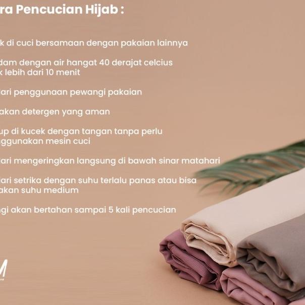 ZM Zaskia Mecca - Hijab Syari Kava Mocca Scarf Kerudung Segi Empat