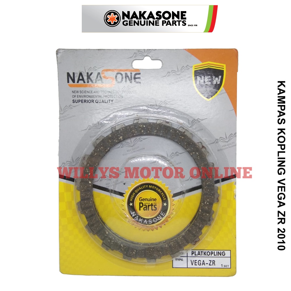 Kampas kopling vega zr 2010 NAKASONE plat kopling vega zr 10 isi 2pcs