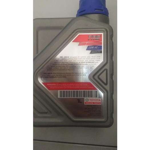 Oli Mesin Mobil Toyota TMO Biru 10W-40 1 Liter