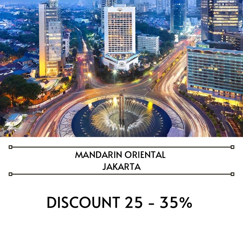 Jual Voucher Hotel Mandarin Oriental Jakarta Shopee Indonesia